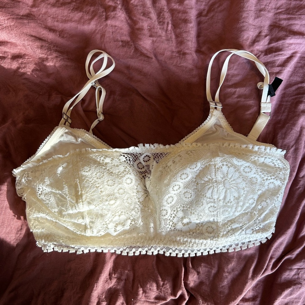 White aerie bralette